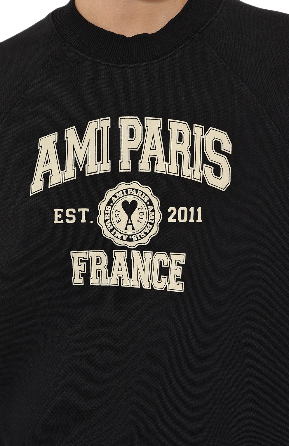 Хлопковый свитшот AMI, арт. USW010 747, фото 5