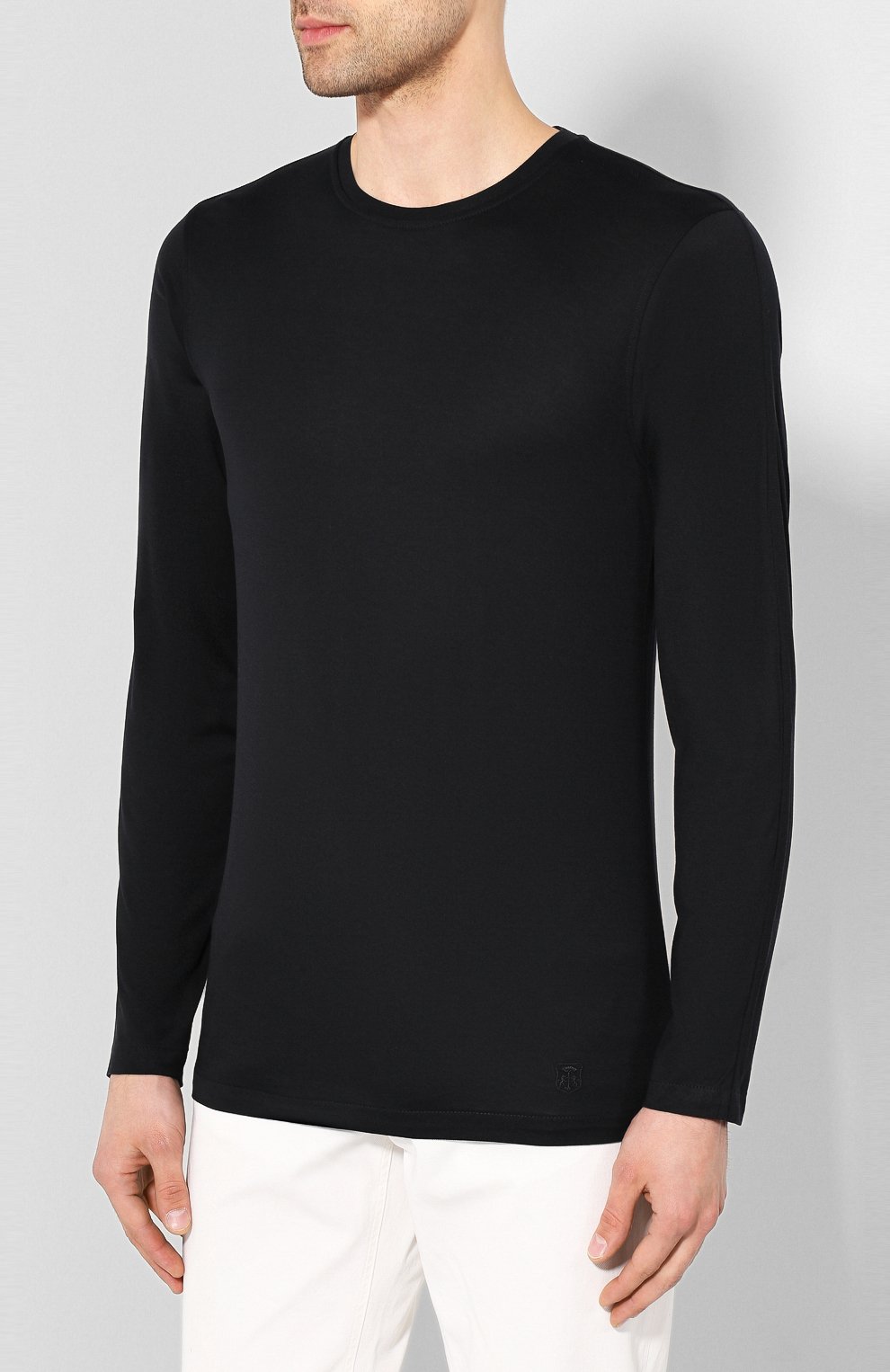 Шелковый лонгслив CORNELIANI, арт. 85G555-0125028/00, фото 3