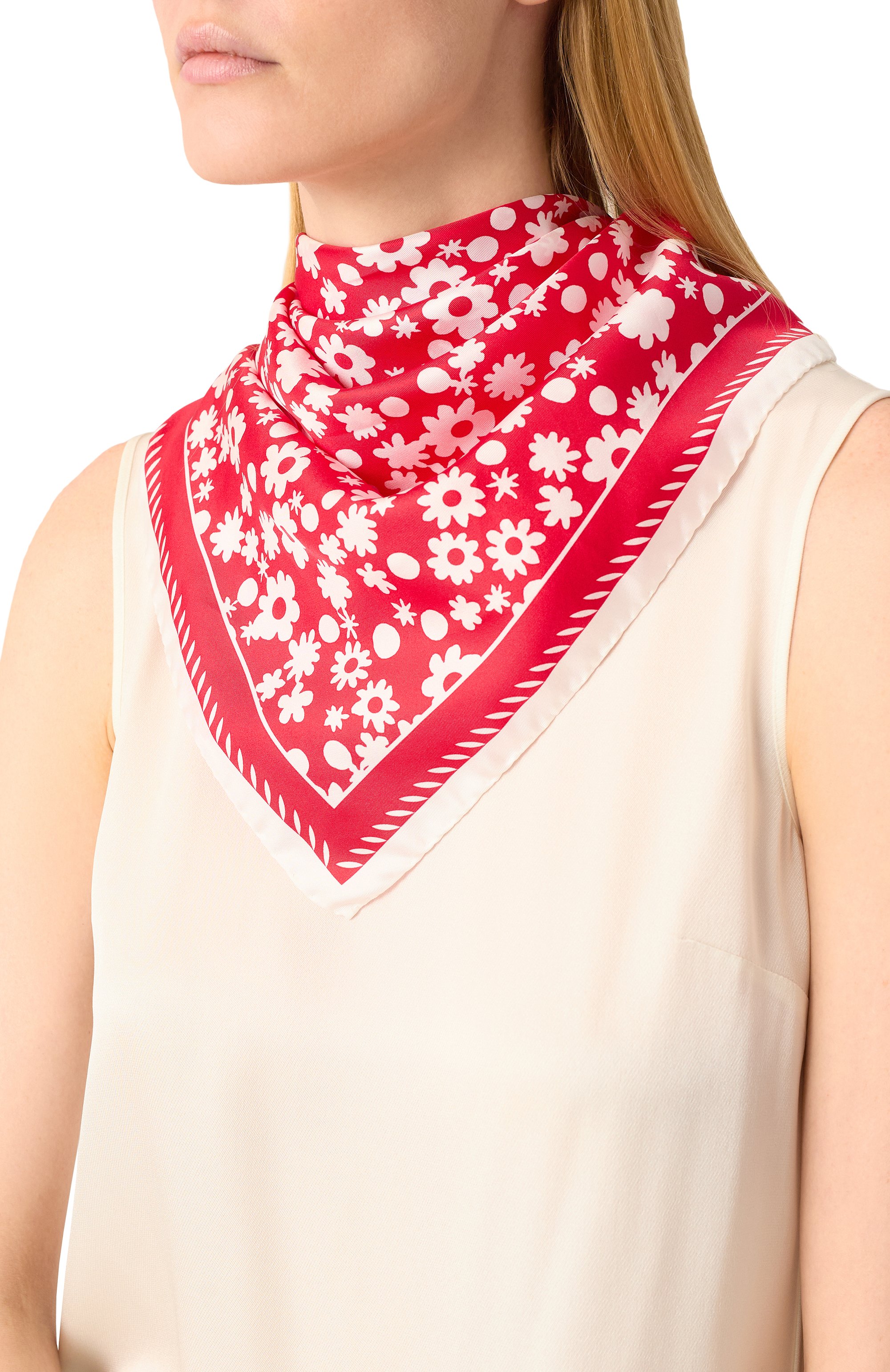 Шелковый платок MARNI, арт. ACMC0176A0/UAS021, фото 2