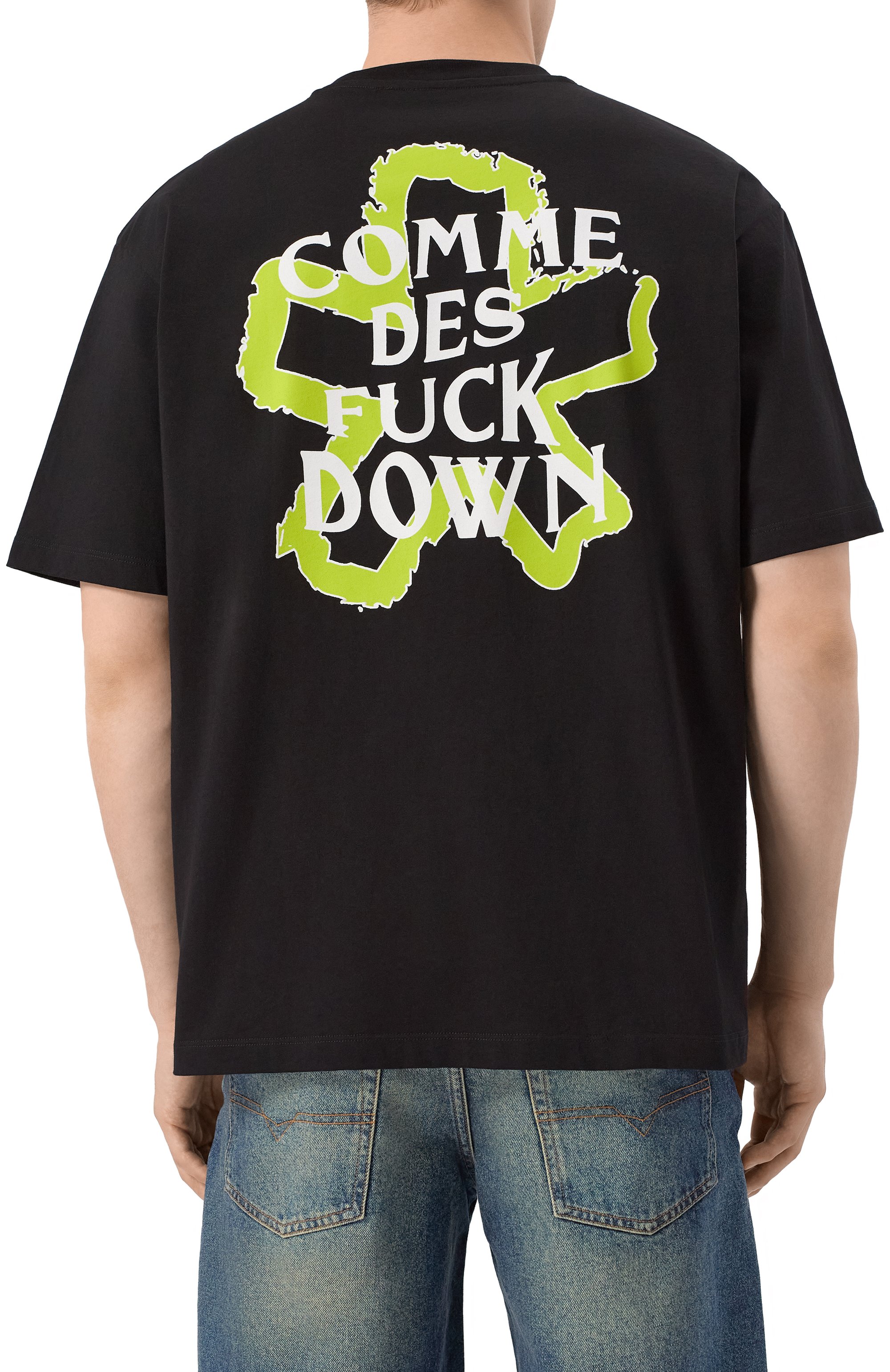 Хлопковая футболка COMME DES FUCKDOWN, арт. CFABM01594, фото 4