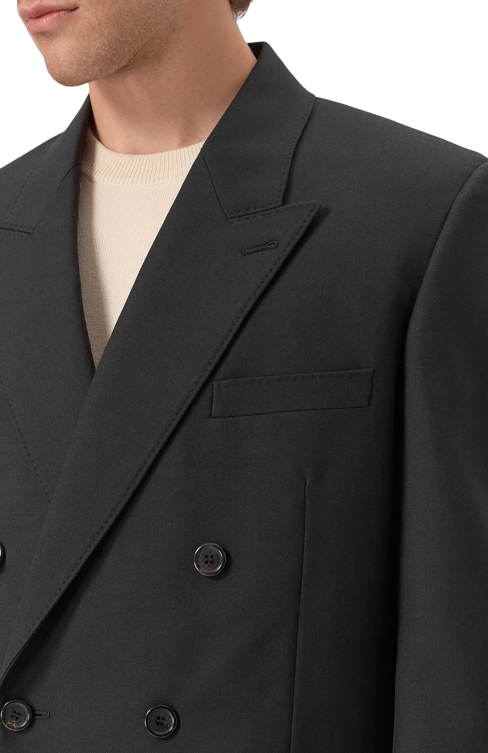 Шерстяной пиджак SAINT LAURENT, арт. 816394/Y2J02, фото 7