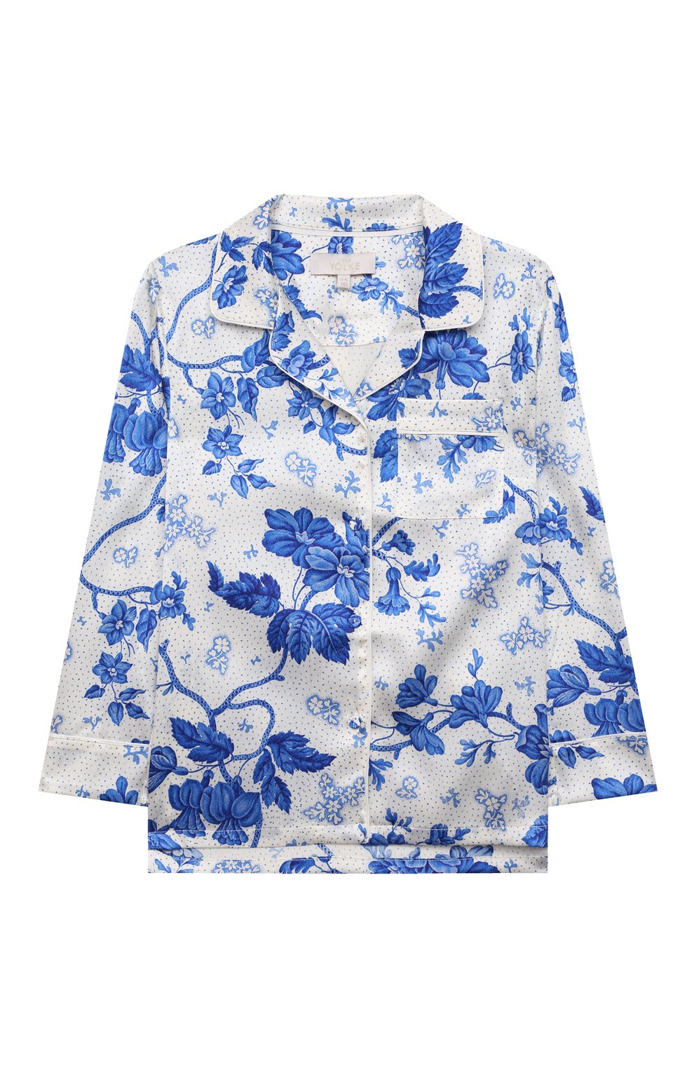 Шелковая пижама LITTLE YOLKE, арт. AW21-12S-WAL-BL, фото 2