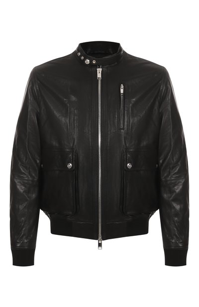 Мужской кожаный бомбер JACOB LEE, арт. MLJ007SS25B