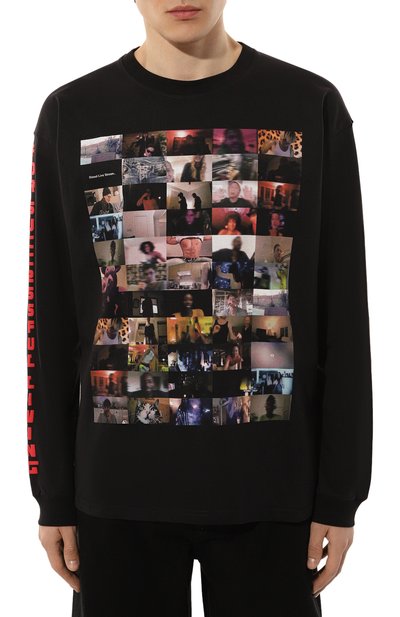 Хлопковый лонгслив DIESEL, арт. A16491/0AKAK, фото 3