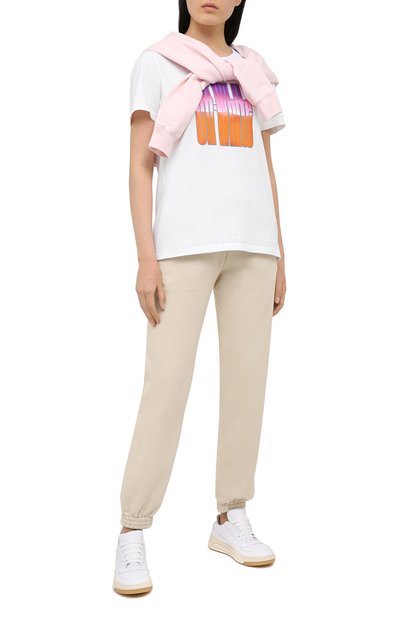 Хлопковые джоггеры OFF-WHITE, арт. 0WCH006R21JER003, фото 2