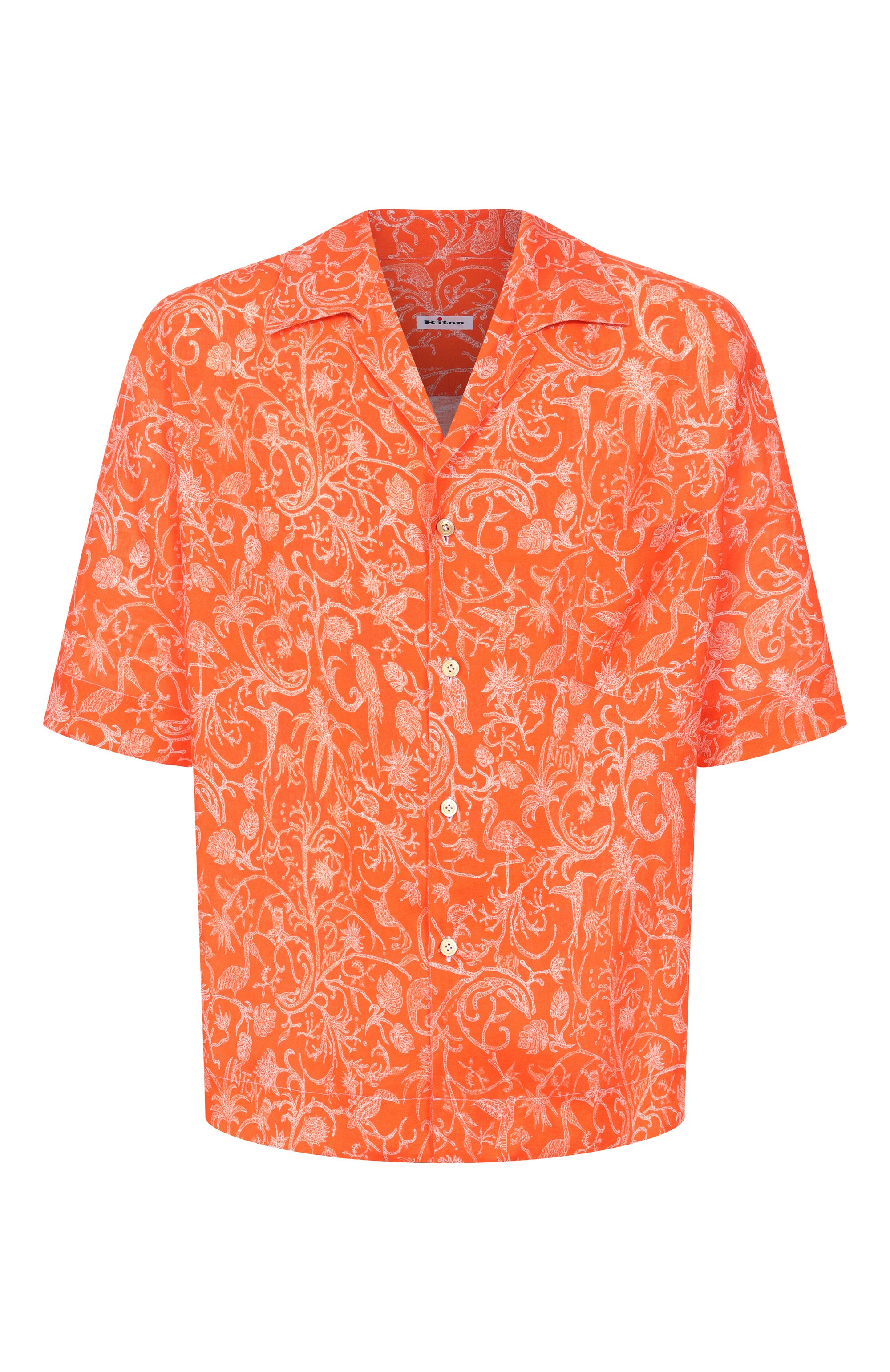 Льняная рубашка KITON, арт. UMC028H09717, фото 1