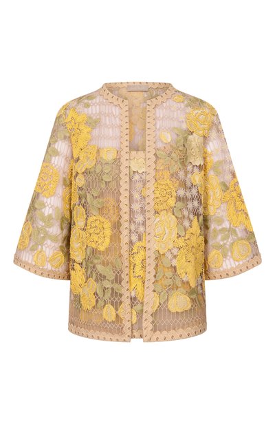 Женский комплект из жакета и топа ELIE SAAB, арт. TW006NBC26/YRM01