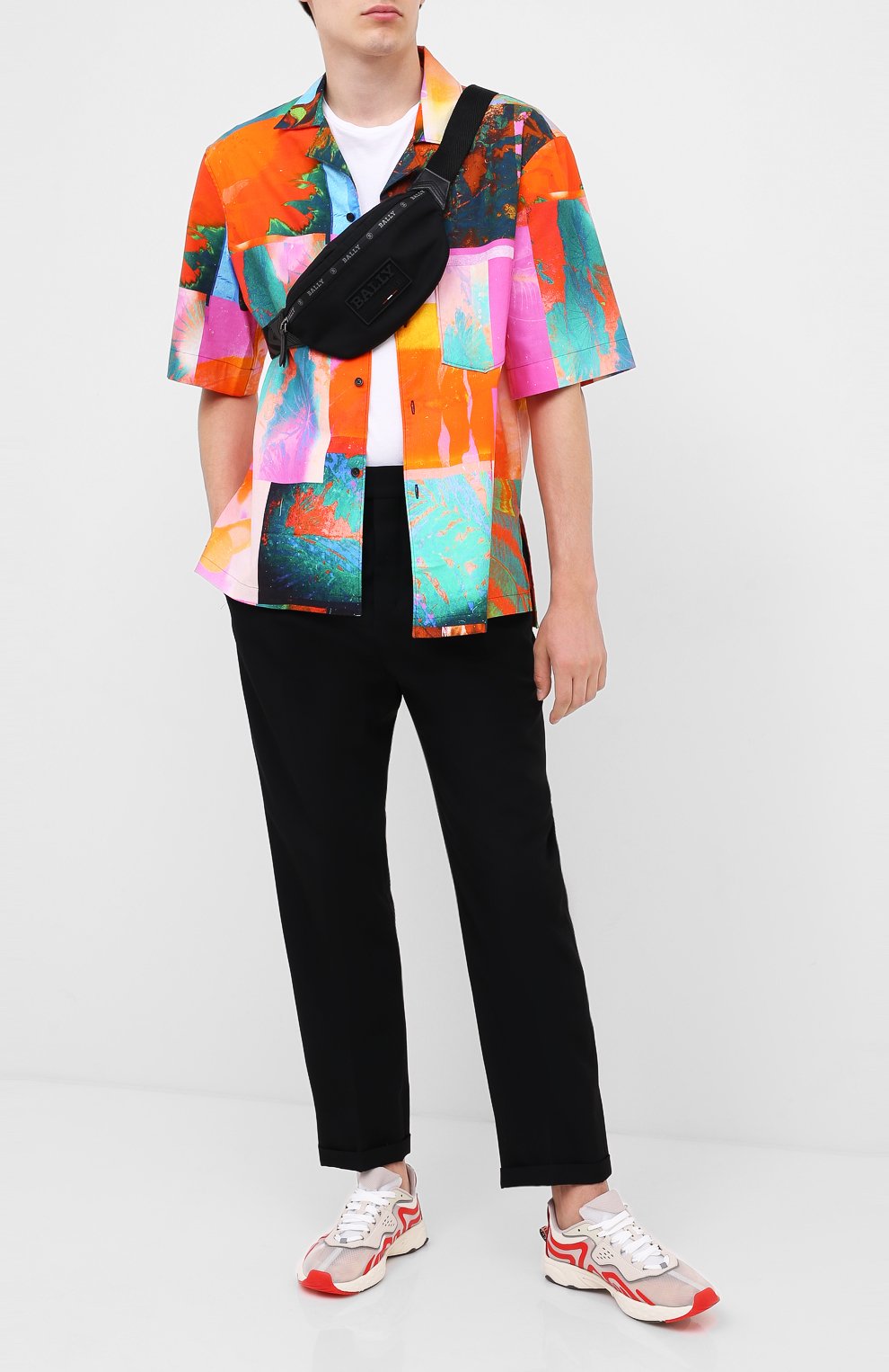 Текстильная поясная сумка redo BALLY черного цвета по цене 44600 руб., арт. RED0/00, фото 2 Текстильная поясная сумка redo BALLY, арт. RED0/00, фото 2