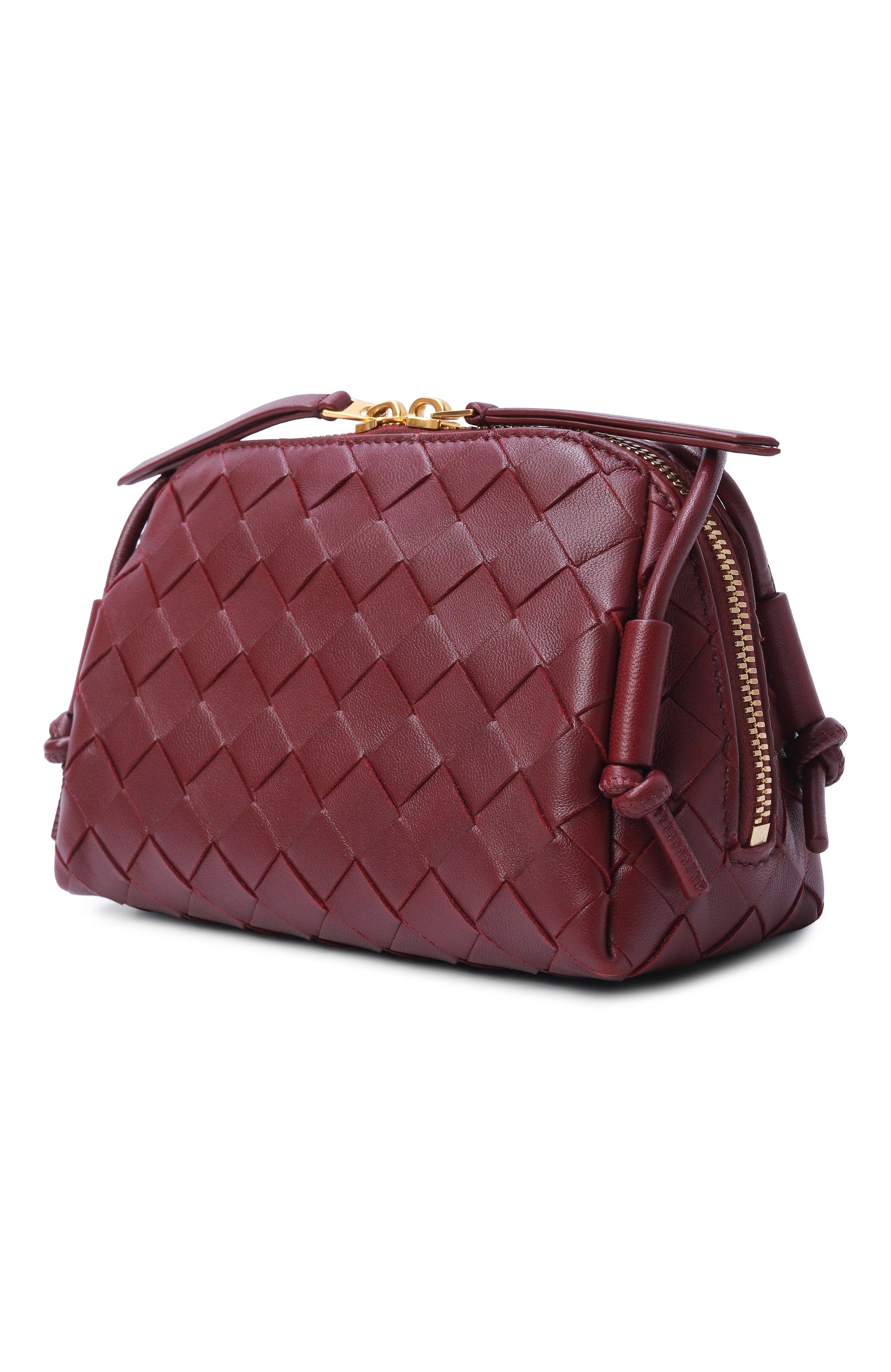 Сумка concert pouch BOTTEGA VENETA бордового цвета по цене 246500 руб., арт. 794258/VCPP1, фото 4 Сумка concert pouch BOTTEGA VENETA, арт. 794258/VCPP1, фото 4