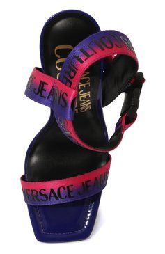 Текстил�ьные босоножки VERSACE JEANS COUTURE, арт. 74VA3S38/ZS595, фото 1