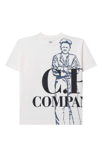 Хлопковая футболка C.P. COMPANY, арт. CRM002/LAA17/10-14