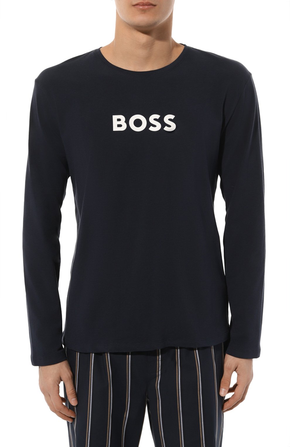 Хлопковая пижама BOSS, арт. 50488084, фото 3