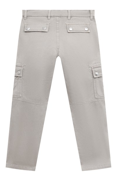 Хлопковые брюки-карго BRUNELLO CUCINELLI хаки цвета по цене 41700 руб., арт. B289LP102B, фото 2 Хлопковые брюки-карго BRUNELLO CUCINELLI, арт. B289LP102B, фото 2