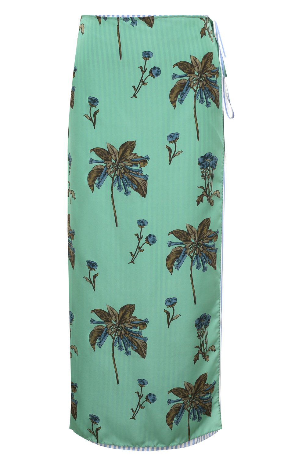 Шелковая юбка PRADA, арт. P109MG-1ZNR-F0229-212, фото 1