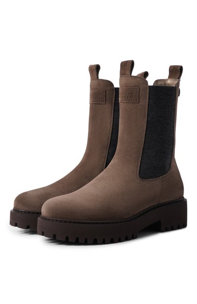 Женские замшевые челси BRUNELLO CUCINELLI, арт. MZSFG3409
