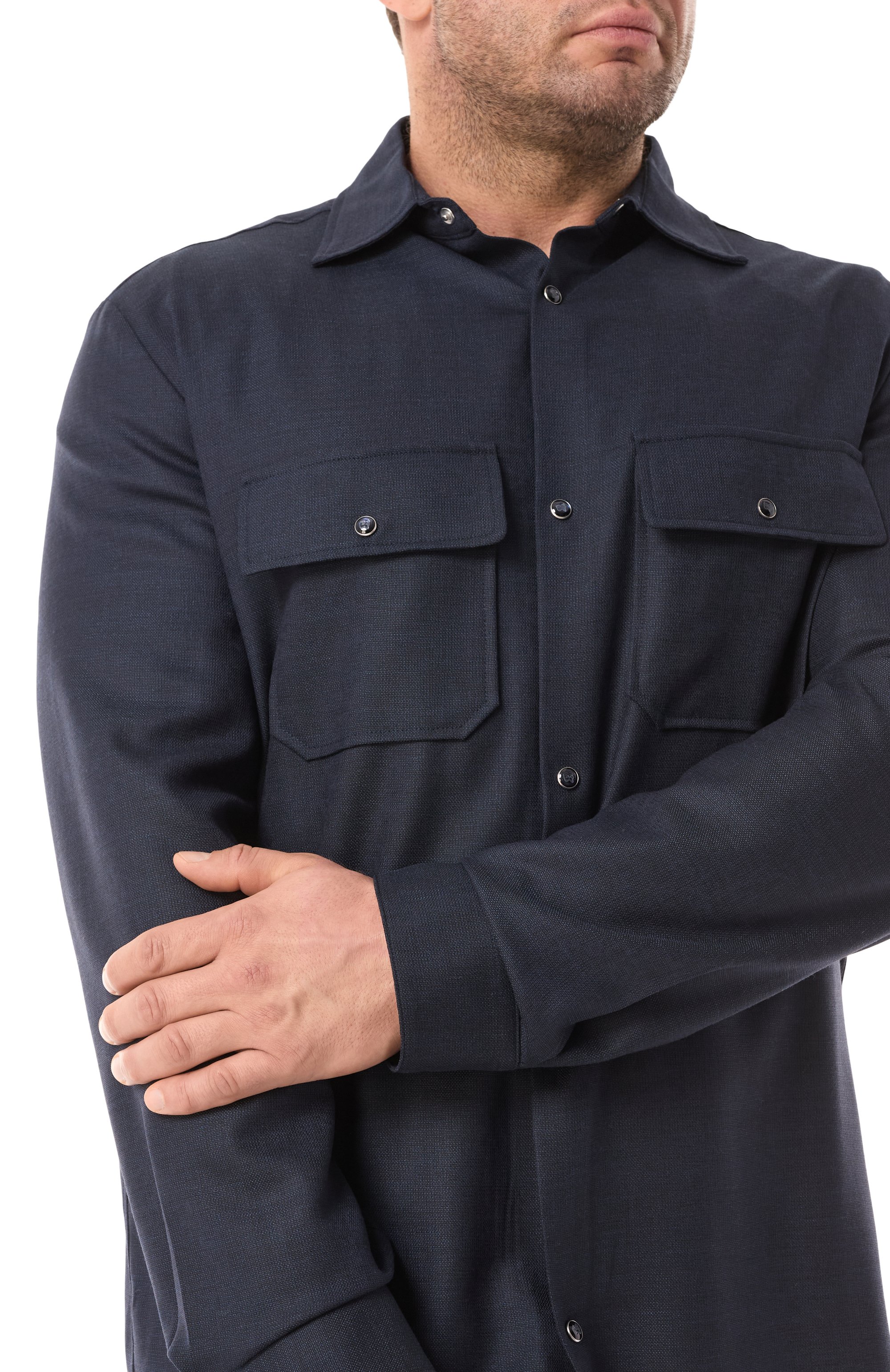 Шерстяная рубашка MARCO PESCAROLO, арт. NEXT/5118, фото 5