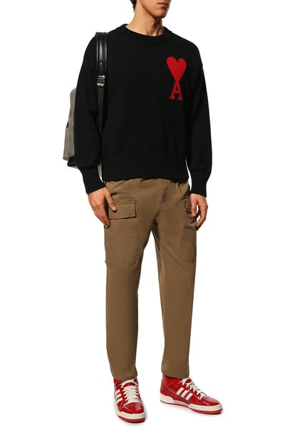 Кожаные кеды forum 84 high red patent ADIDAS ORIGINALS, арт. GY6973, фото 2