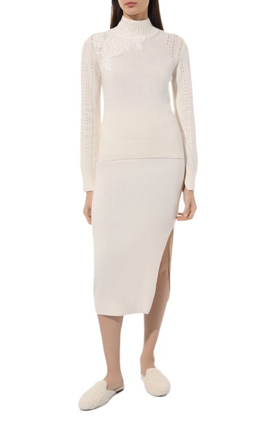 Юбка из вискозы и шерсти ERMANNO SCERVINO, арт. D4340500YZL, фото 2