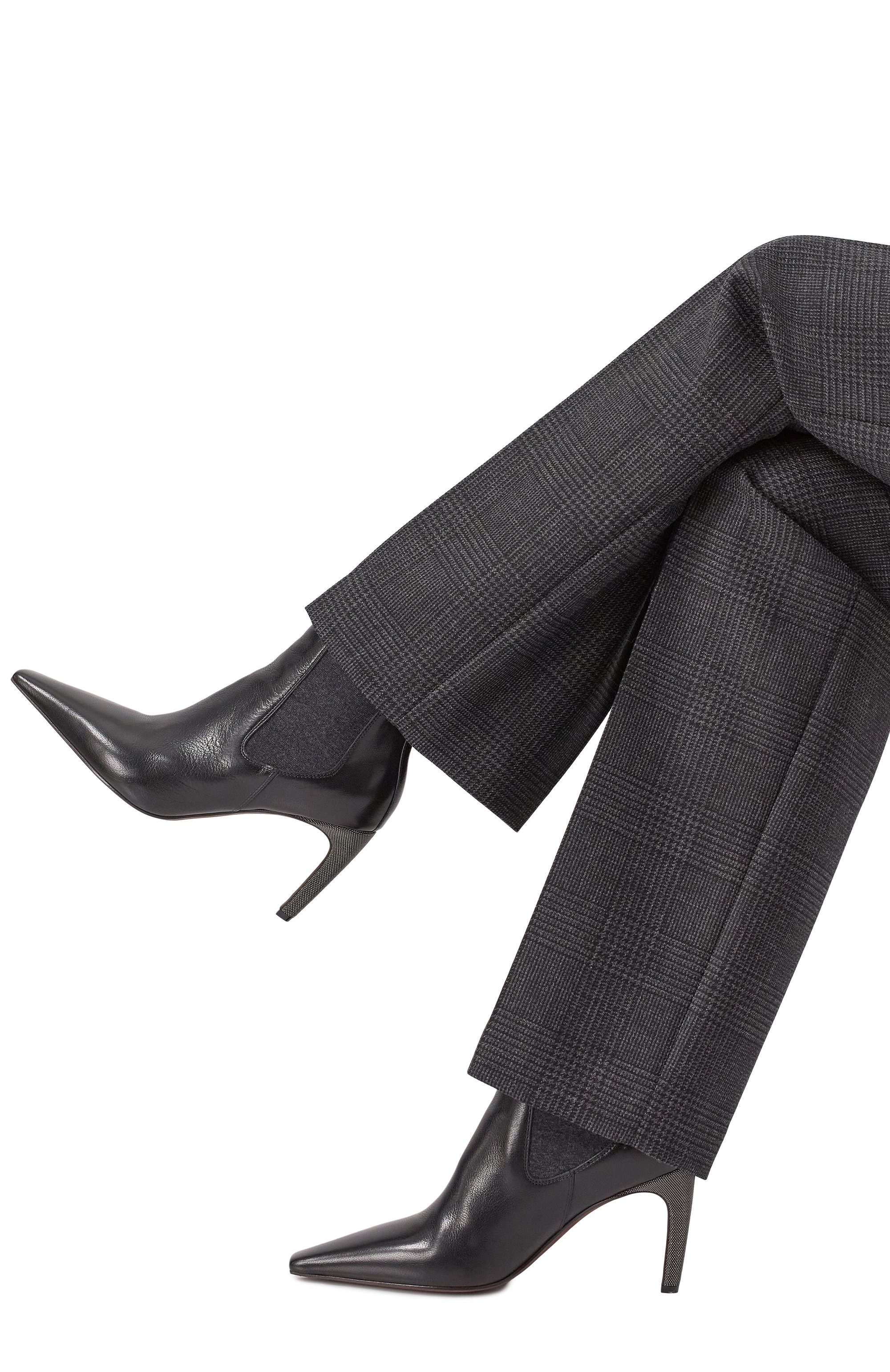 Кожаные ботильоны BRUNELLO CUCINELLI, арт. MZ0RC3008P, фото 3