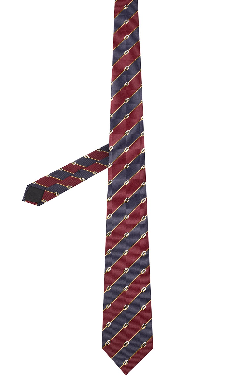 Шелковый галстук GUCCI, арт. 672407/4E002, фото 3