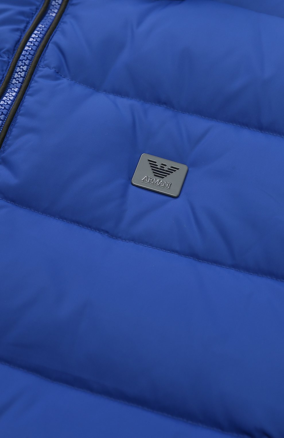 Пуховый жилет с логотипом бренда ARMANI JUNIOR, арт. 6Y4Q01/4NEFZ/11A-16A, фото 3