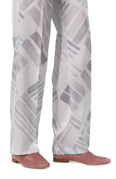 Замшевые лоферы KITON, арт. D57803N01008, фото 3