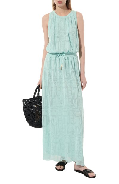 Платье из вискозы FREEAGE светло-зеленого цвета по цене 59950 руб., арт. S23.DR062.7000.502, фото 2 Платье из вискозы FREEAGE, арт. S23.DR062.7000.502, фото 2