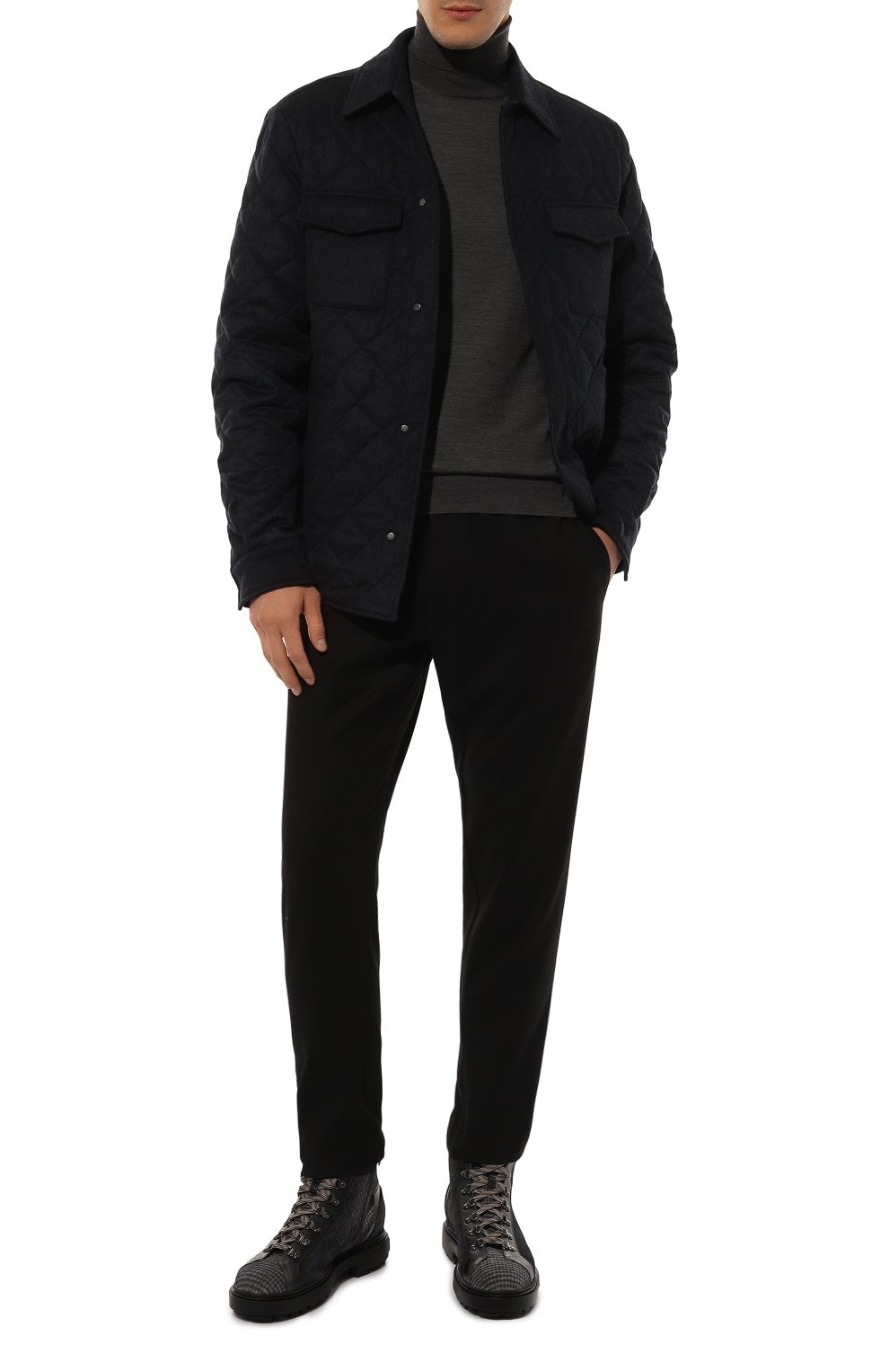 Текстильные ботинки stmoriz SANTONI, арт. MGSG18190NERBQDN, фото 2