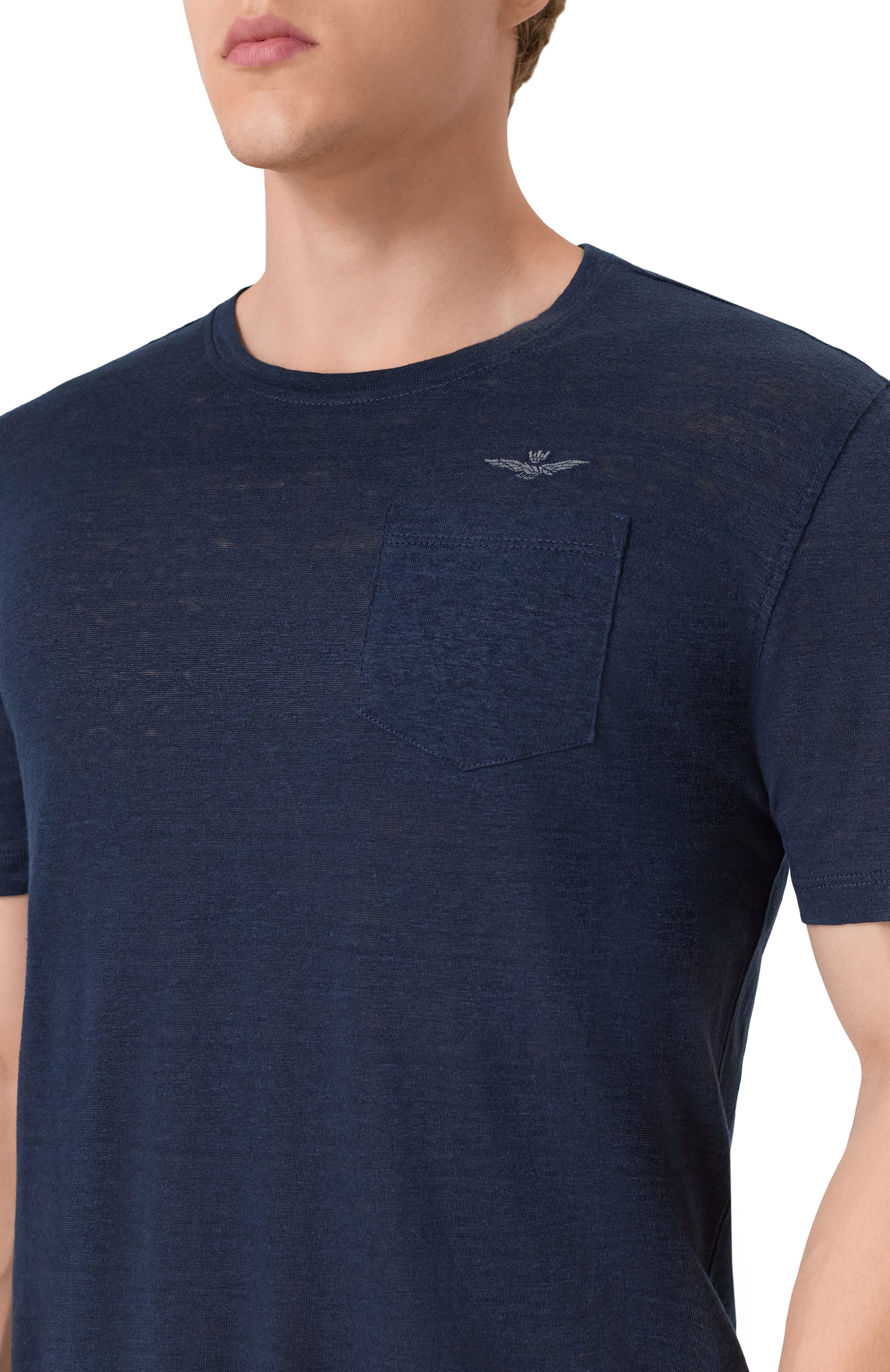 Льняная футболка AERONAUTICA MILITARE, арт. 251TS2402J679, фото 5