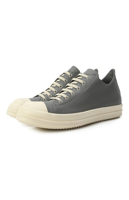 Мужские кожаные кеды concordians RICK OWENS, арт. RU02E1891/LC0