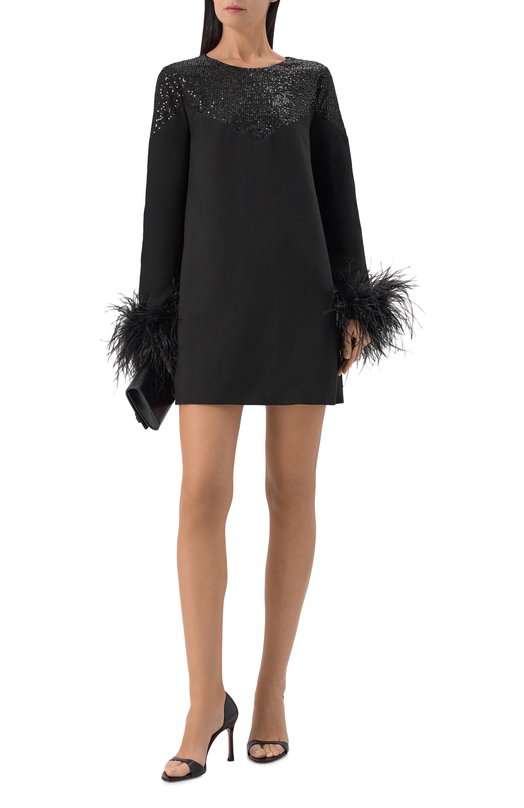 Платье с отделкой пайетками Botrois SKU5115887693 Чёрный  SKU5115887693 Фото 2