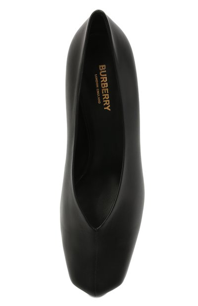 Кожаные туфли diamond 40 BURBERRY, арт. 8037439, фото 5