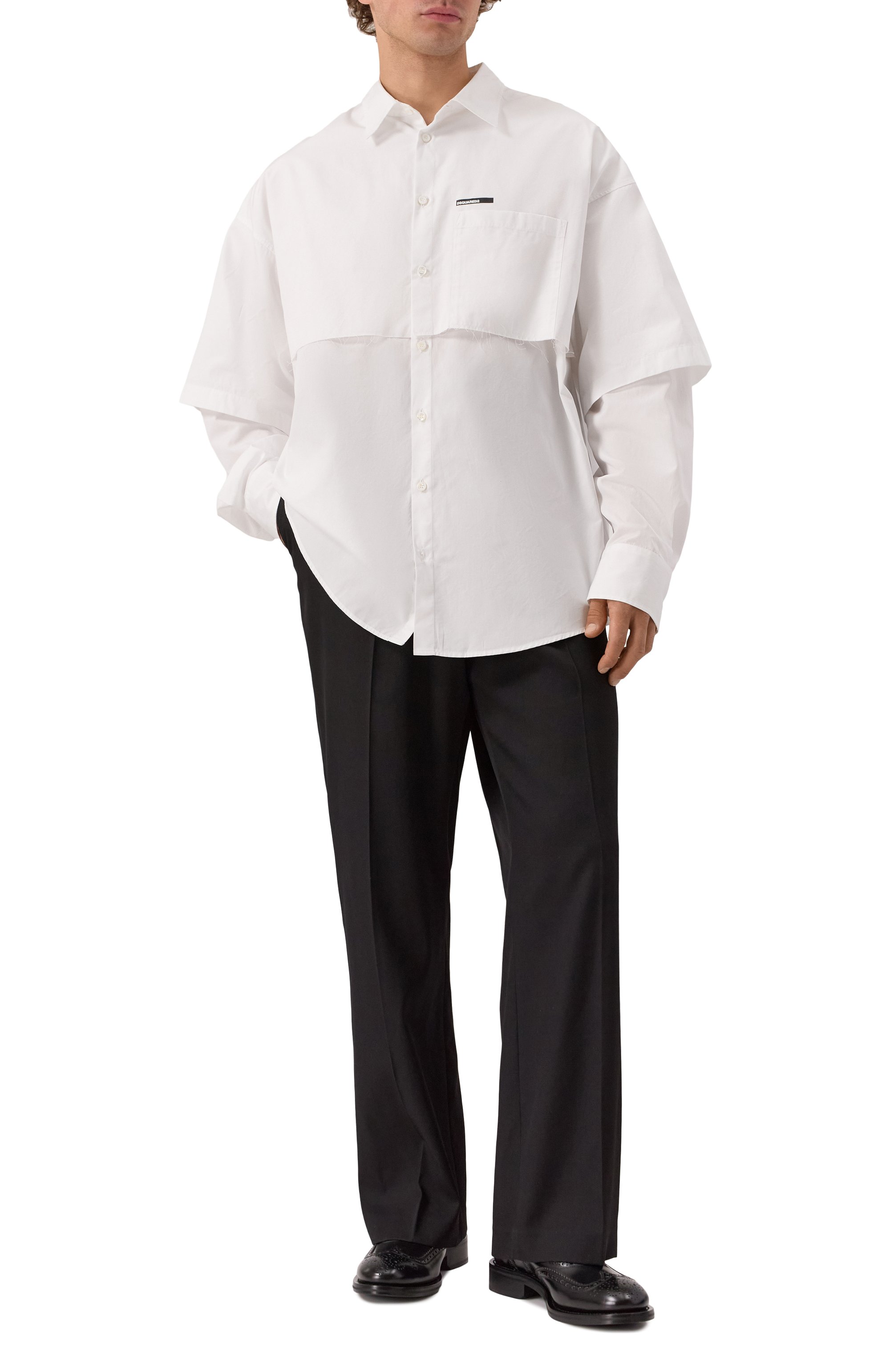 Кожаные оксфорды DSQUARED2, арт. LUM0108/24900001, фото 2