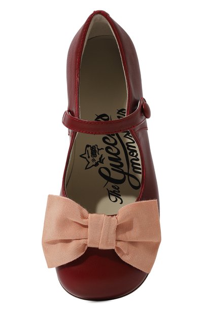 Кожаные балетки GUCCI, арт. 627471 04JK0, фото 4