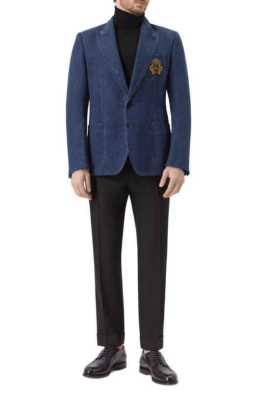 Шерстяная водолазка Dolce & Gabbana GXW05T/JCVZS Чёрный  GXW05T/JCVZS Фото 2