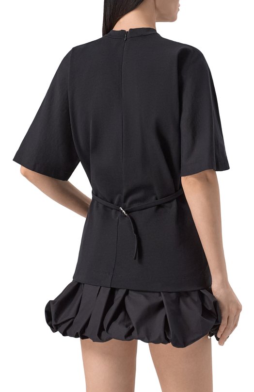 Хлопковый топ Pinko 105217/A2M2 Чёрный  105217/A2M2 Фото 4