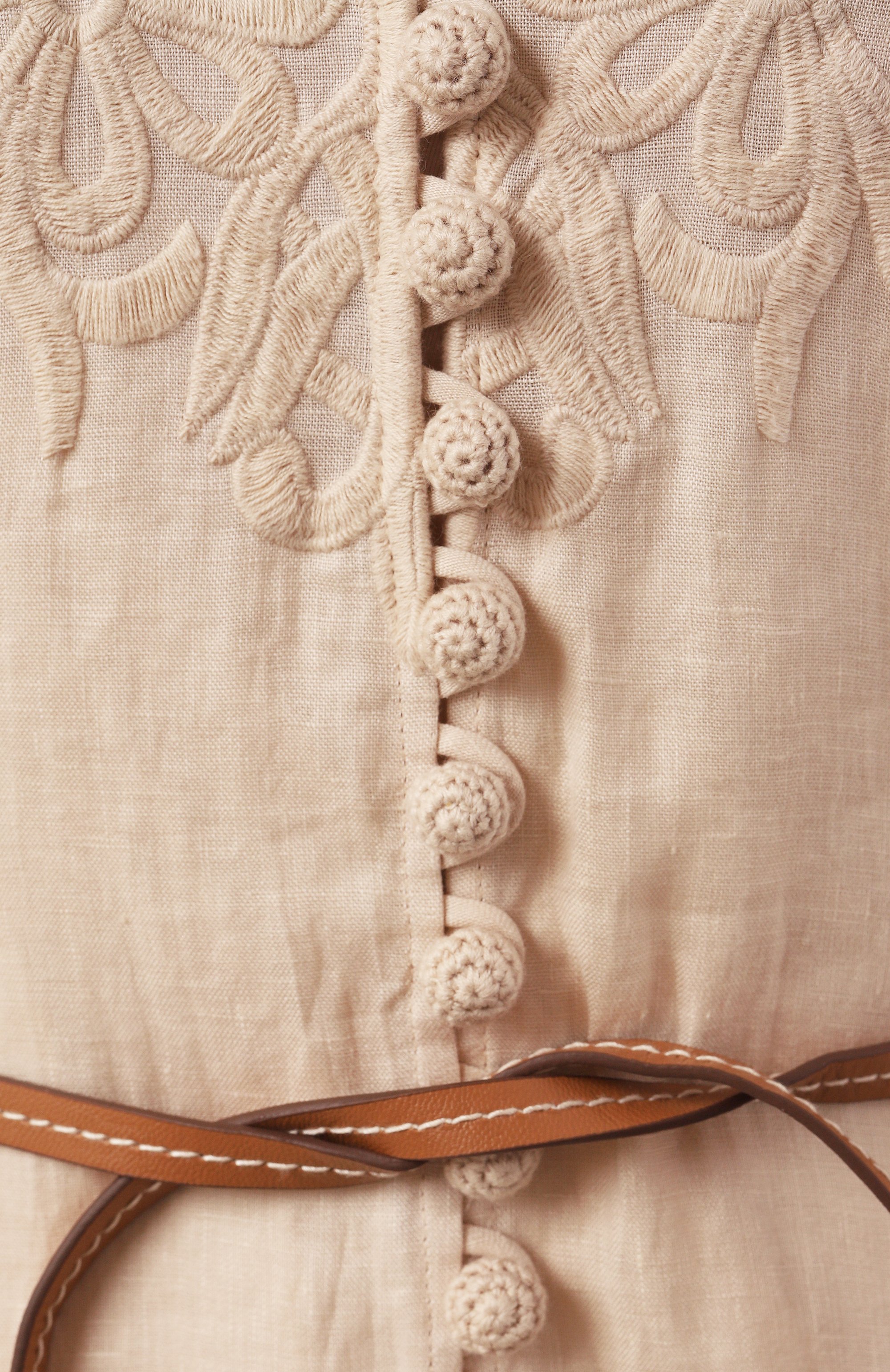 Льняное платье ZIMMERMANN, арт. 1743DRS251, фото 6