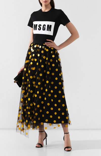 Юбка MSGM желтого цвета по цене 47200 руб., арт. 2743MDD02 195700, фото 2 Юбка MSGM, арт. 2743MDD02 195700, фото 2