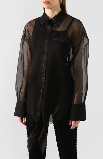 Хлопковая рубашка ACNE STUDIOS, арт. AC0254/W, фото 3