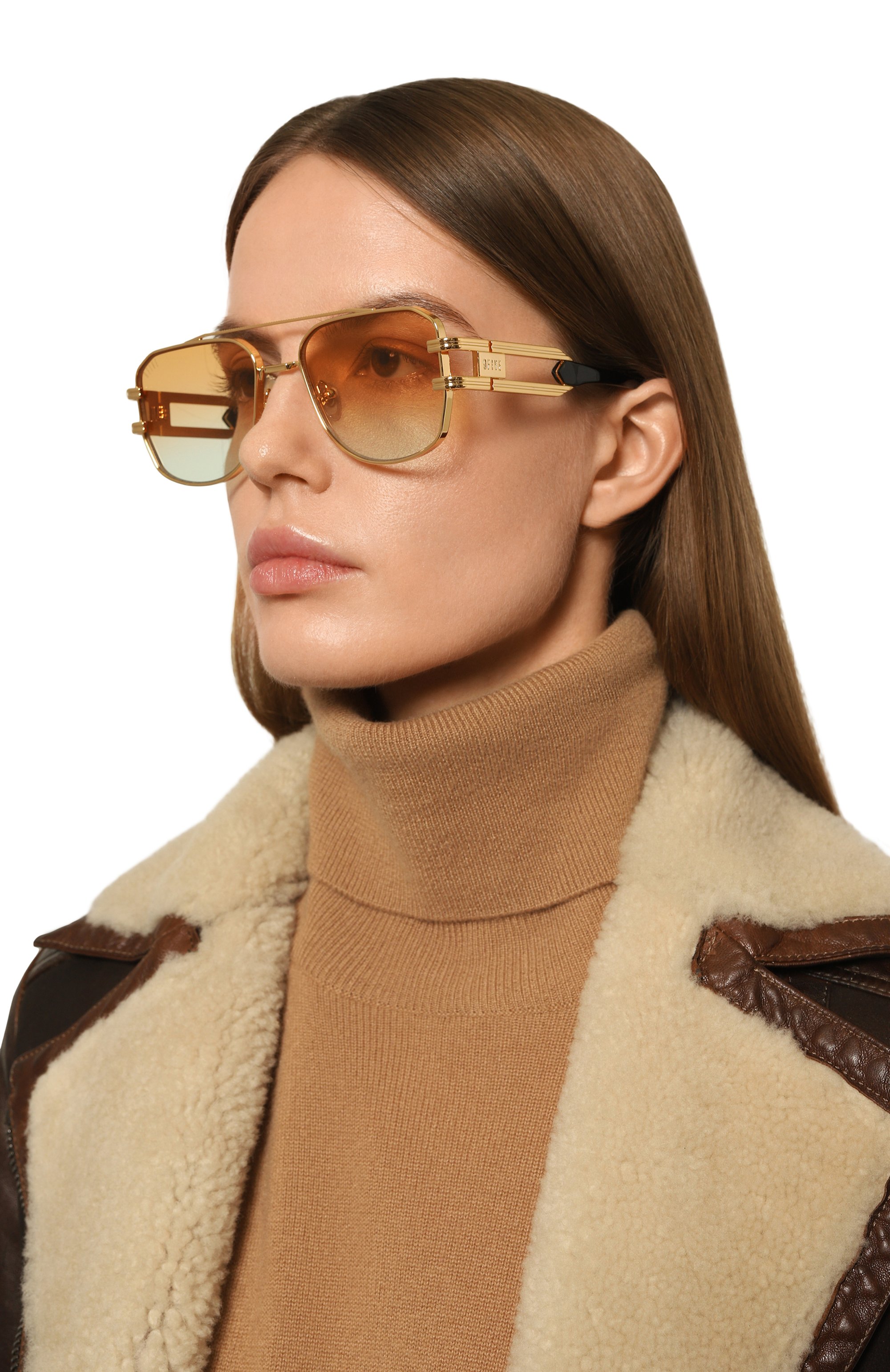 Солнцезащитные очки 9FIVE, арт. R0YALS XL-BLACK/G0LD / 0RANGE BIC0L0R, фото 2