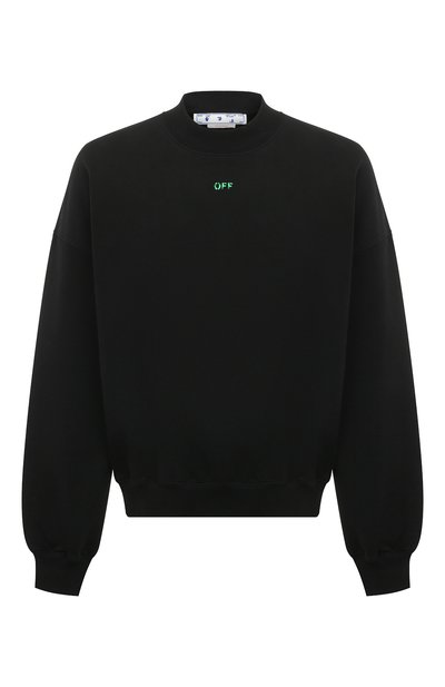Хлопковый свитшот OFF-WHITE, арт. OMBA067S23FLE0031070, фото 1