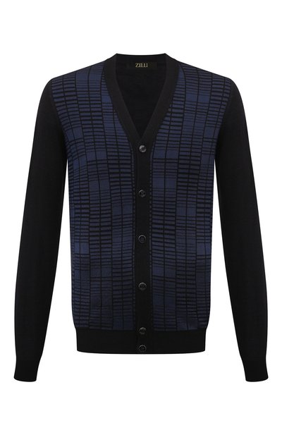 Мужской кардиган из шерсти и шелка ZILLI, арт. KCA001M0230VSQA00