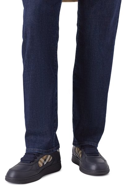 Комбинированные кеды terrace BURBERRY, арт. 8110338, фото 3