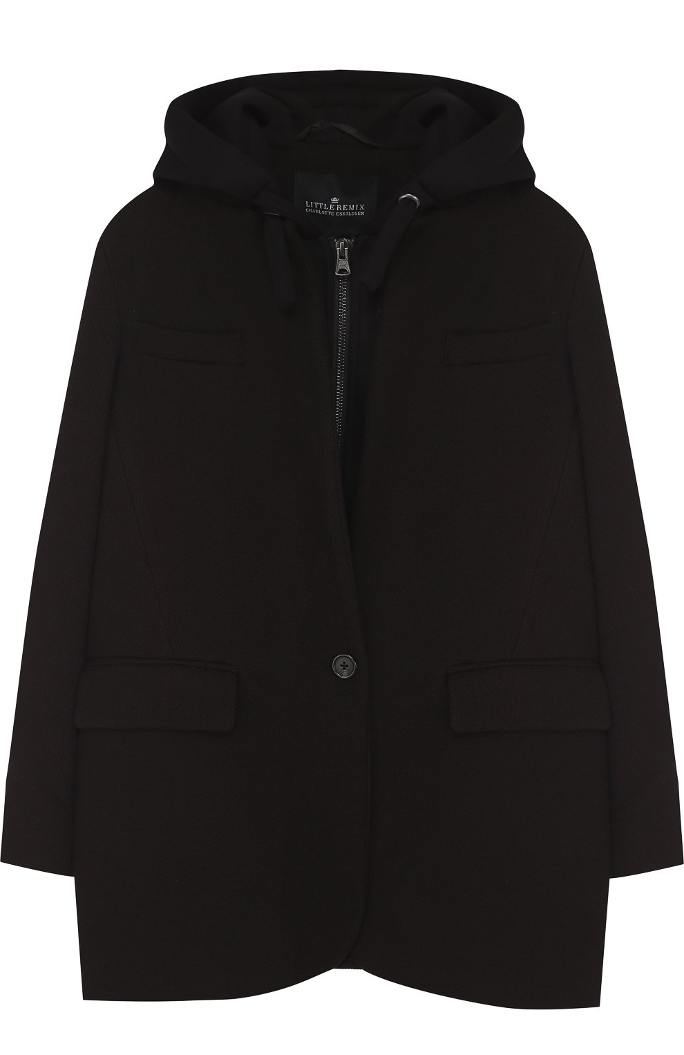 Пальто на молнии с капюшоном DESIGNERS, REMIX GIRLS, арт. 13857, фото 1