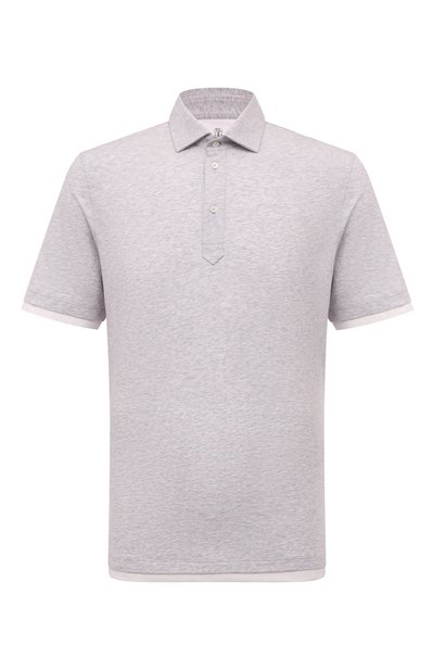 Мужское хлопковое поло BRUNELLO CUCINELLI, арт. M0B133966