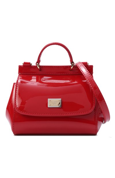 Сумка sicily DOLCE & GABBANA красного цвета по цене 72000 руб., арт. EB0003/A1067, фото 4 Сумка sicily DOLCE & GABBANA, арт. EB0003/A1067, фото 4