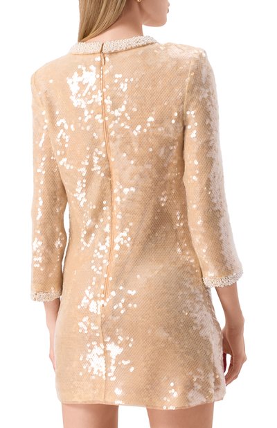 Платье с отделкой пайетками SELF-PORTRAIT, арт. RS25106SBG, фото 4