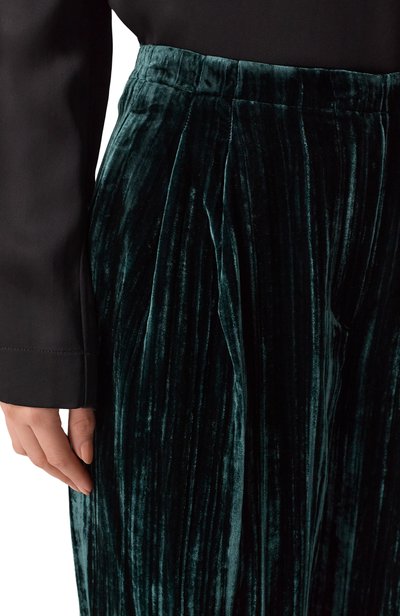 Бархатные брюки EMPORIO ARMANI, арт. EW005561/AF24429, фото 5