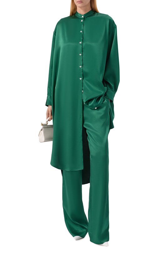 Атласный костюм Noble&Brulee NB12012026/03 Зелёный NB12012026/03