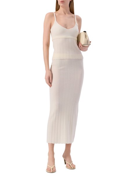 Шерстяная юбка YUZEFI, арт. SERAPHINE-TUCKSTITCH MAXI SKIRT/KNIT, фото 2